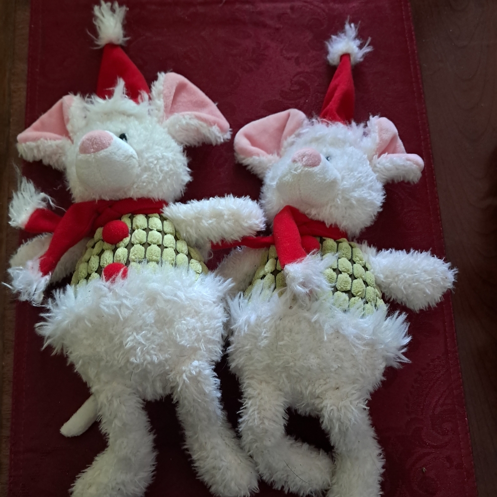 Gund Mr. Jingles Plush with Red and White Accents